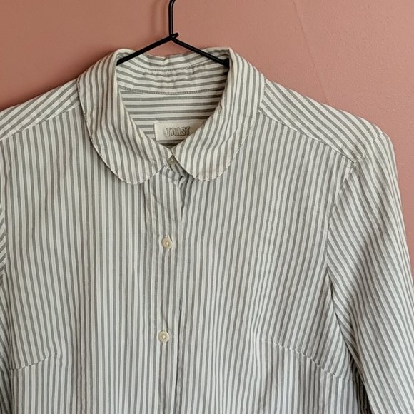 TOAST Tops - TOAST Cotton Ticking Shirt